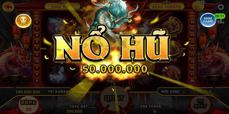 Sức hút của game nổ hũ rút tiền mặt với bet thủ